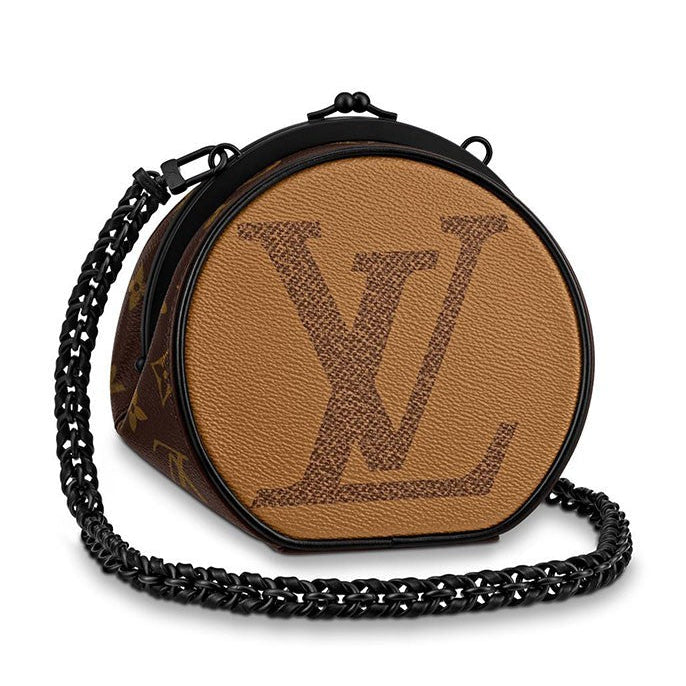 Louis Vuitton Reverse Monogram Boursicot Chain Bag  - Brown