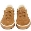 Loro Piana Tennis Walk Suede Calf Split Sneakers - Bark Wood (E0CF)
