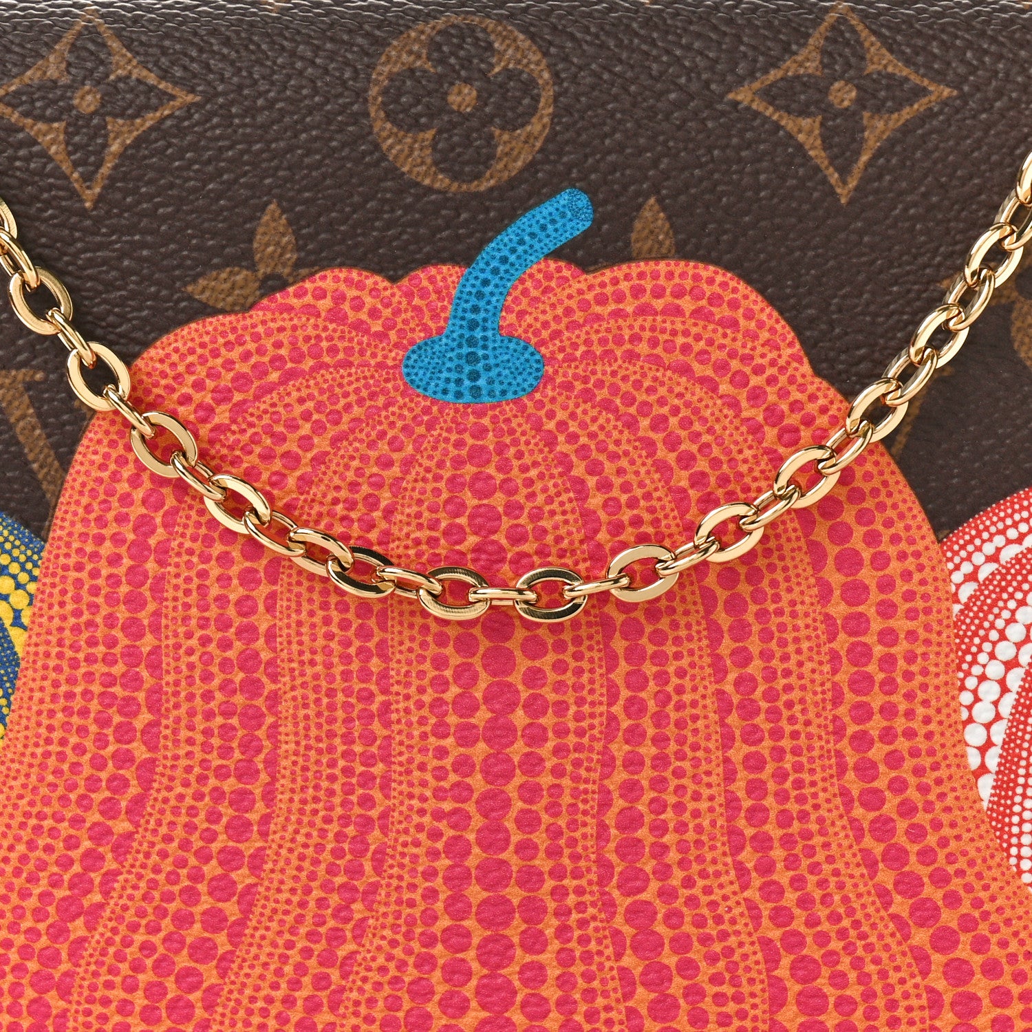 Louis Vuitton x Yayoi Kusama Pochette Accessoires Shoulder Bag - Brown