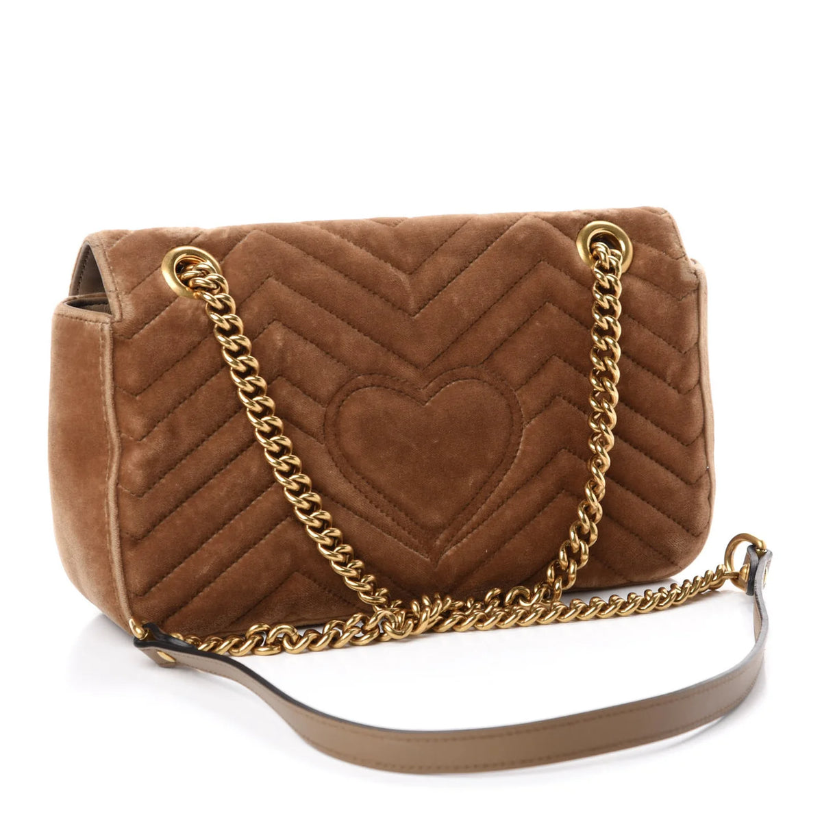 Gucci GG Marmont Shoulder Bag - Brown