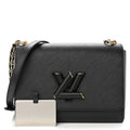 Louis Vuitton Twist MM Shoulder Chain Bag - Black