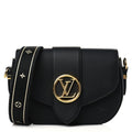 Louis Vuitton LV Pont 9 Soft MM Shoulder Bag - Black