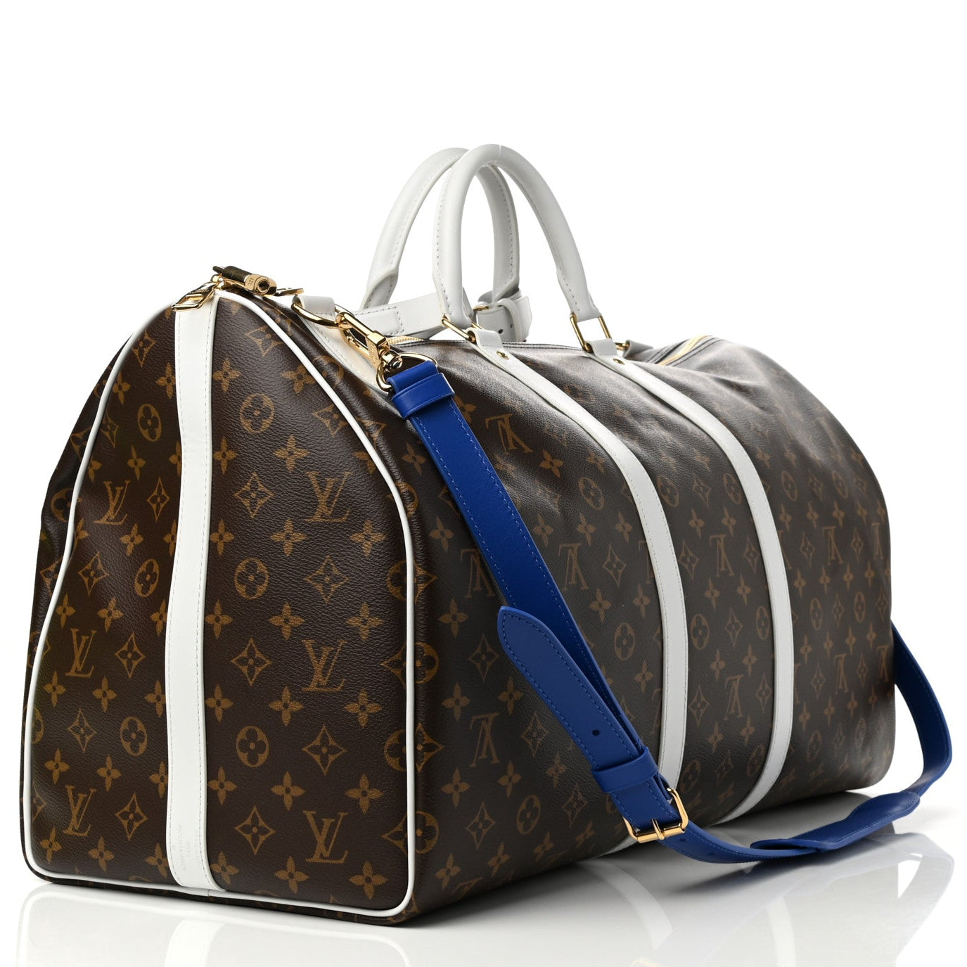 Louis Vuitton x NBA Monogram Keepall Bandoulière 55 Duffle Bag -  Brown