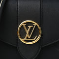 Louis Vuitton LV Pont 9 Soft MM Shoulder Bag - Black
