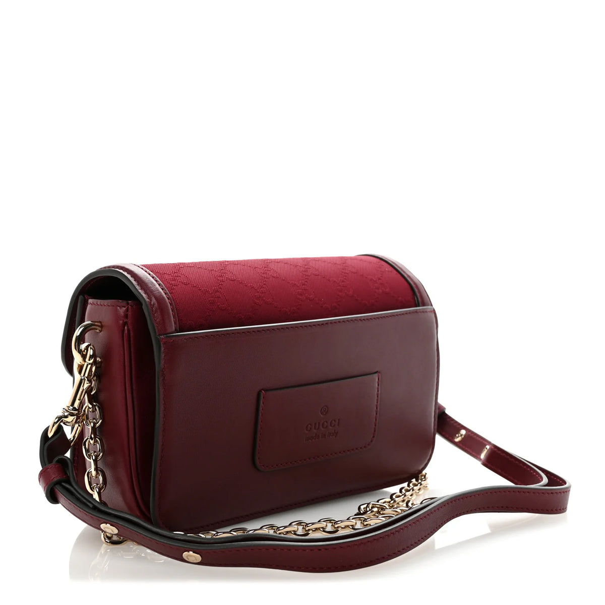 Gucci GG GO Small Shoulder Bag – Bordeaux
