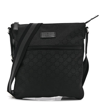 Gucci Guccissima Signature Messenger Bag – Black