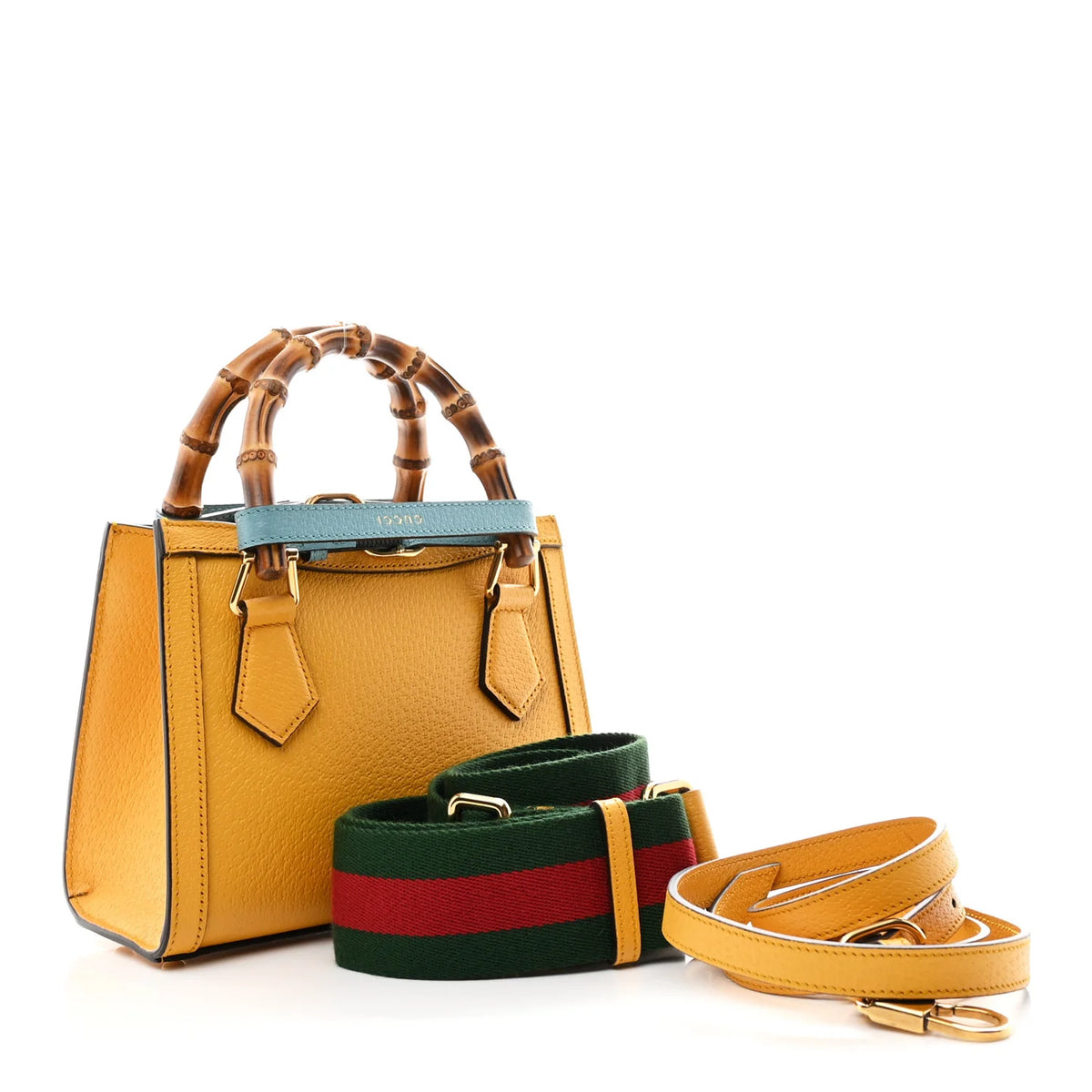Gucci Diana GG Mini Tote Bag – Yellow