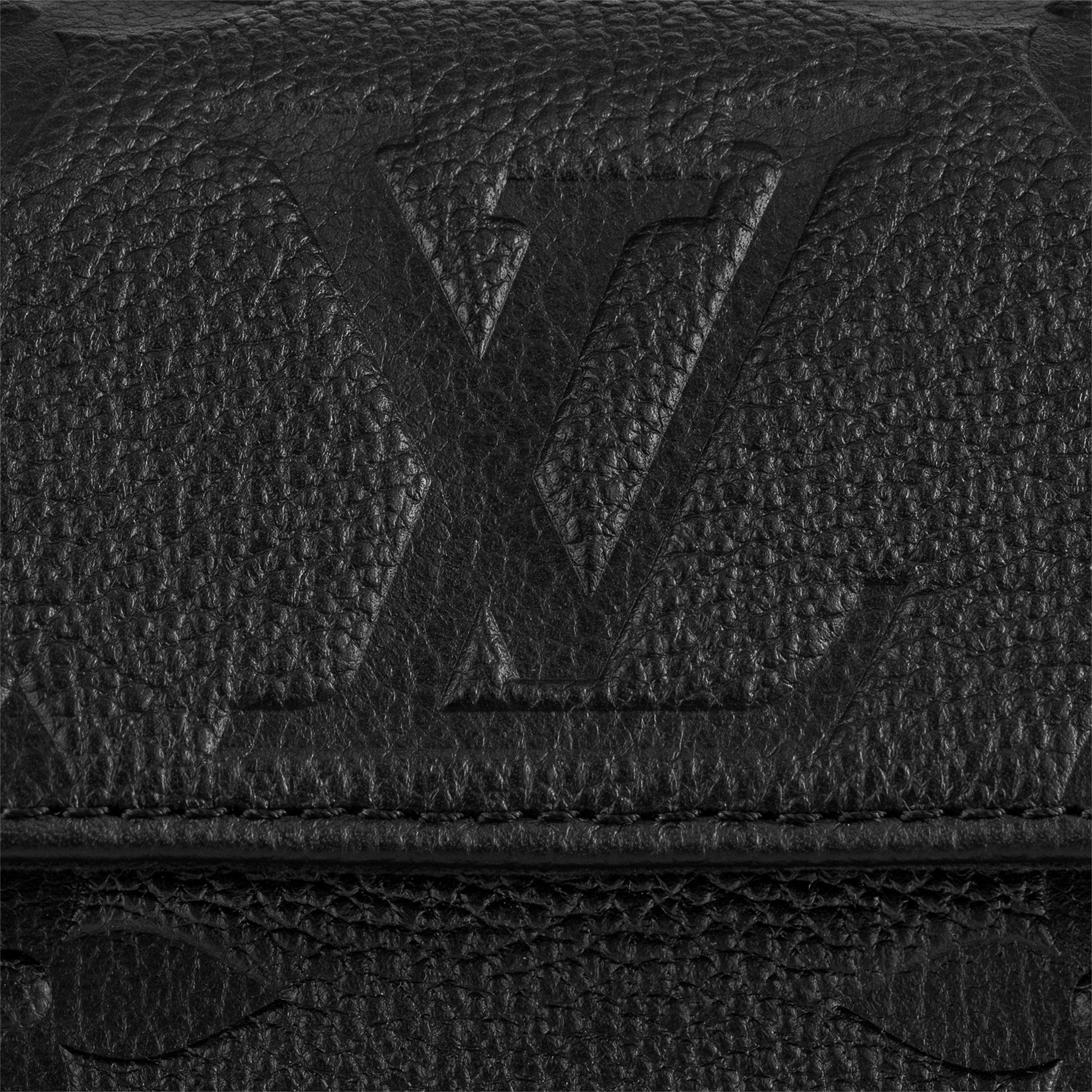 Louis Vuitton Wallet On Chain Ivy Clutch - Black