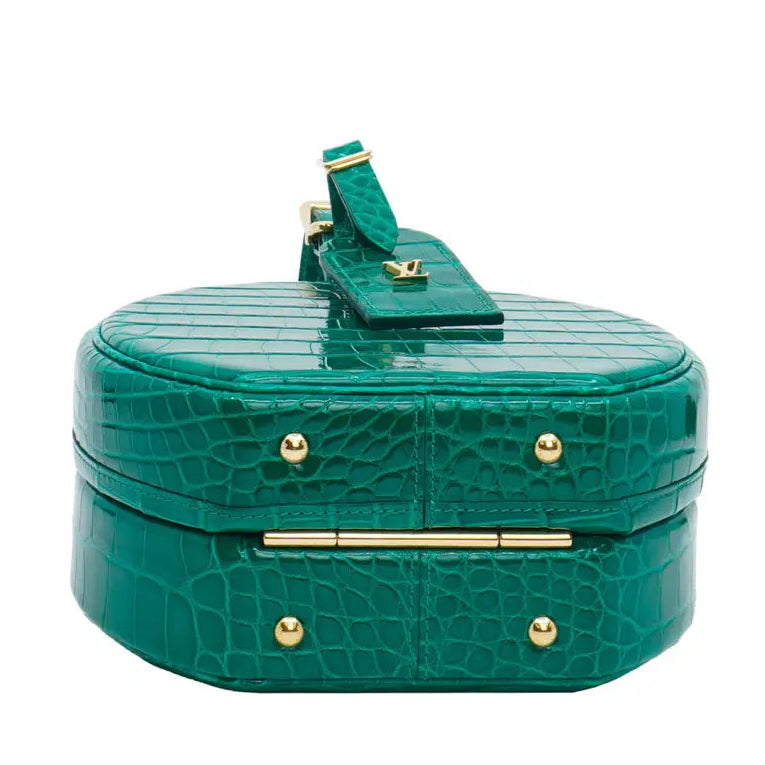 Louis Vuitton Alligator Petite Boite Chapeau Handbag - Green