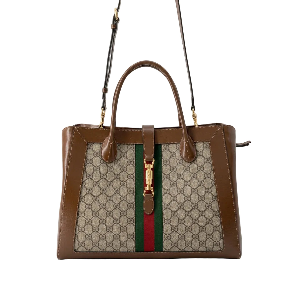 Gucci Jackie 1961 Medium Tote Bag - Beige