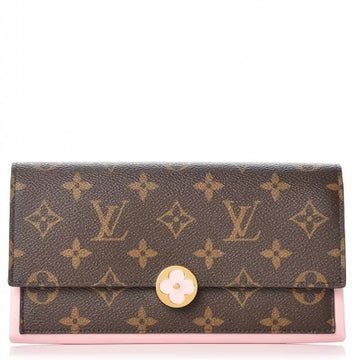 Louis Vuitton Monogram Canvas Flore Wallet - Rose Ballerine