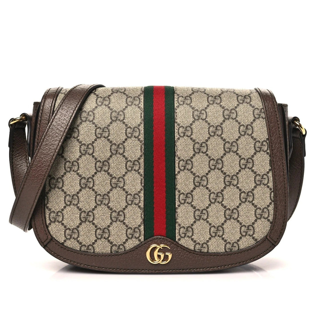 Gucci Ophidia Small Flap Messenger Bag – Brown