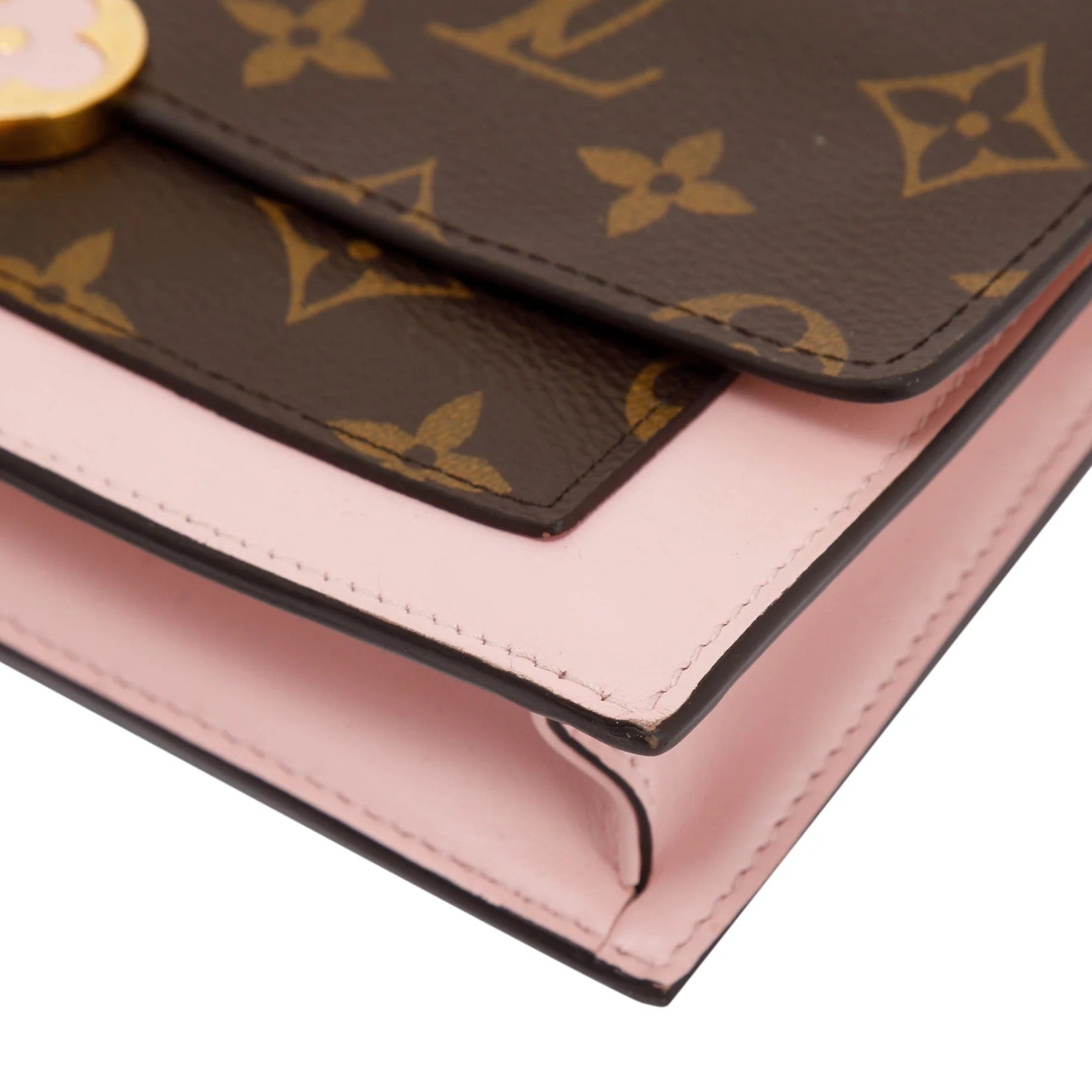 Louis Vuitton Monogram Flore Wallet - Brown