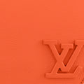 Louis Vuitton Grained Calfskin Aerogram Takeoff Sling Belt Bag - Orange