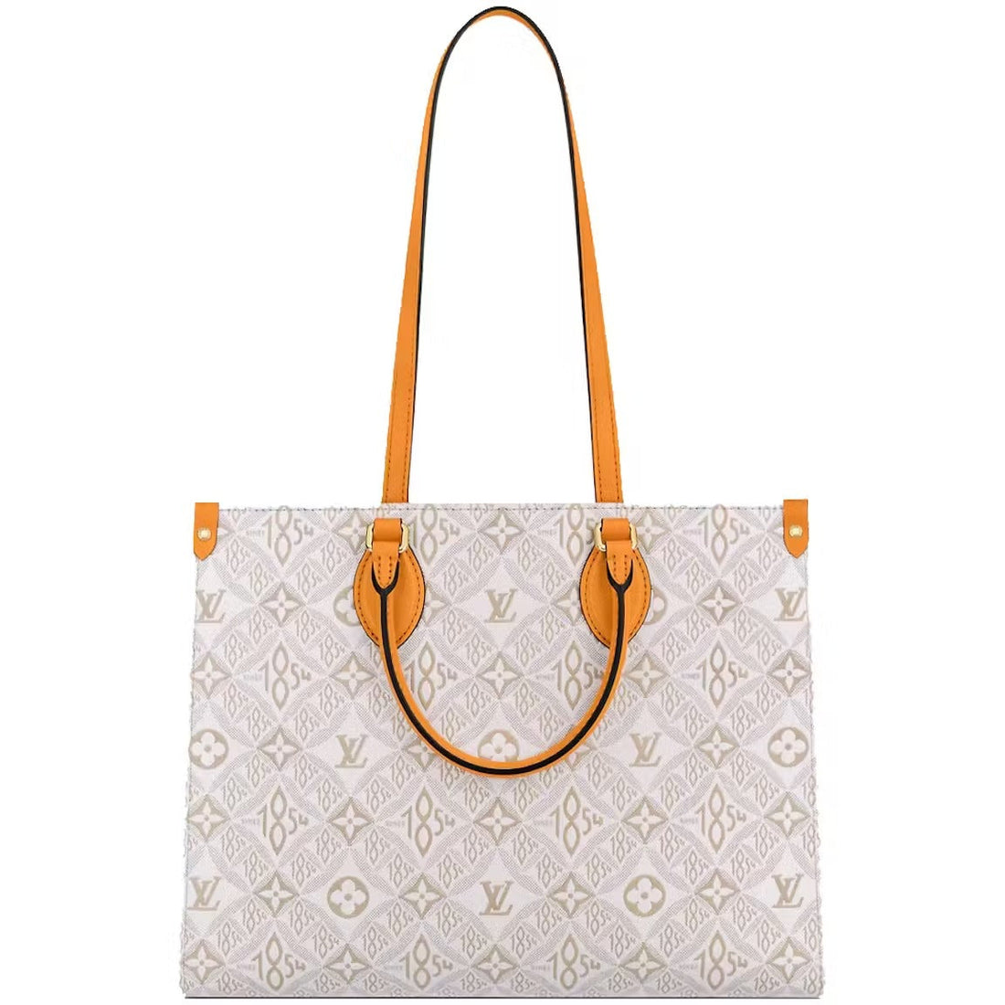 Louis Vuitton Jacquard Since 1854 OnTheGo MM Handbag - Creme