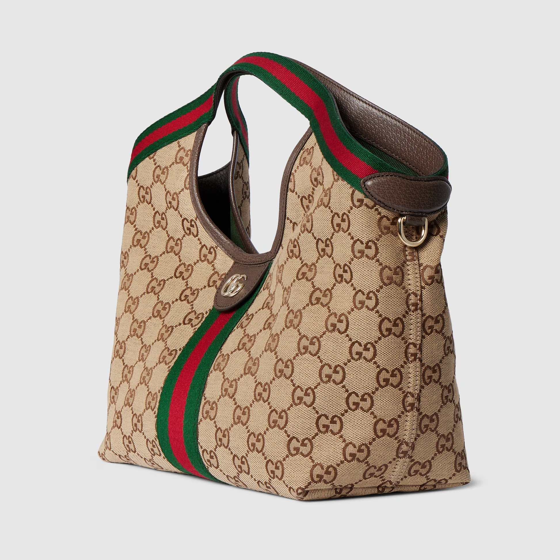 Gucci GG Canvas Giglio Small Tote Bag – Beige Brown