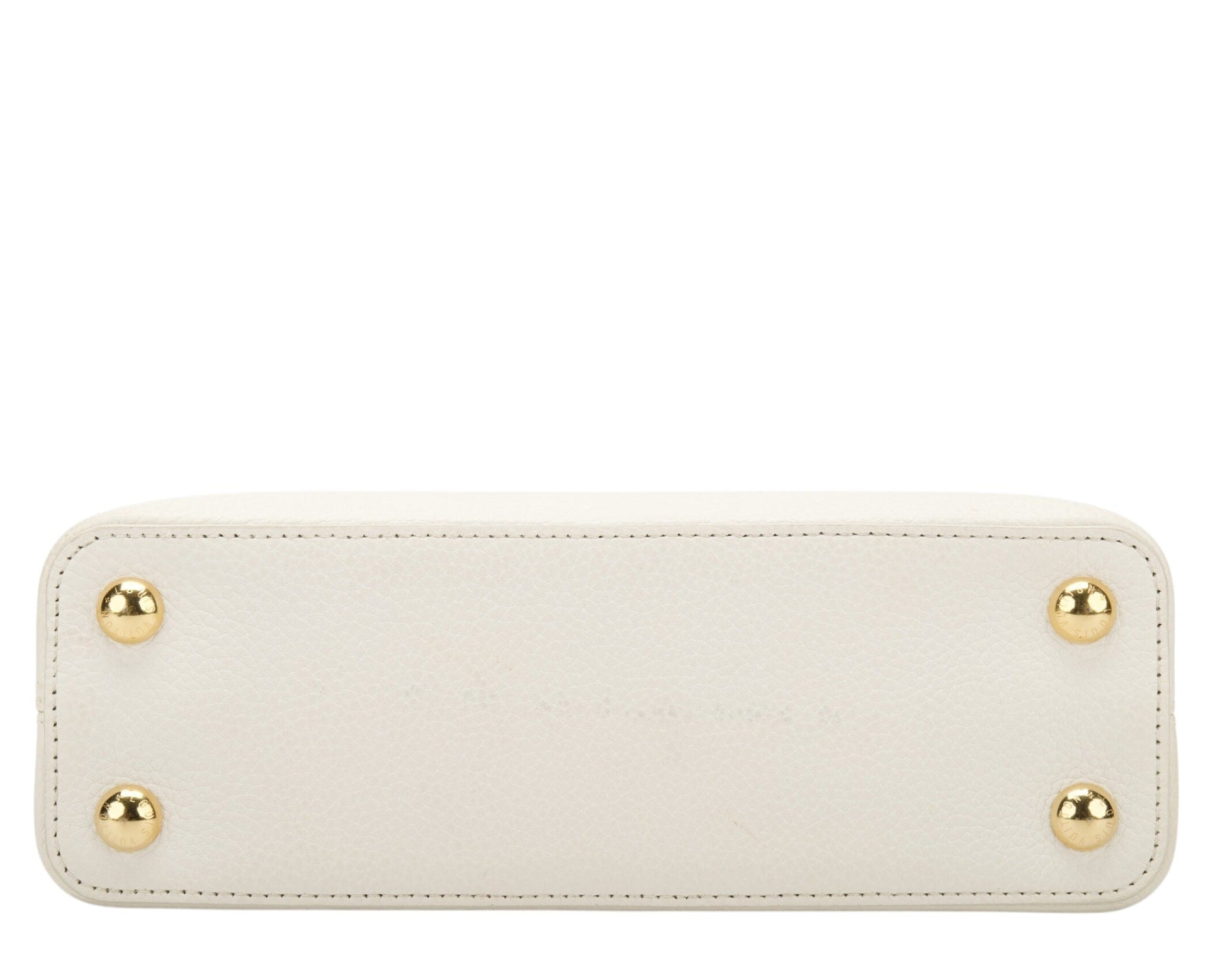 Louis Vuitton Capucines BB Handbag – White