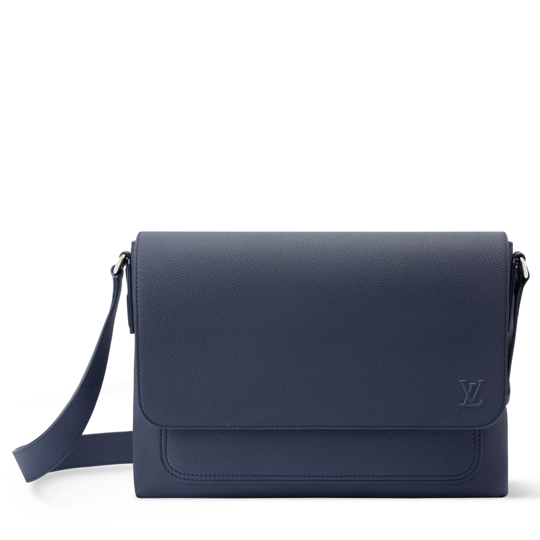Louis Vuitton Calfskin Speed Messenger Bag – Navy Blue