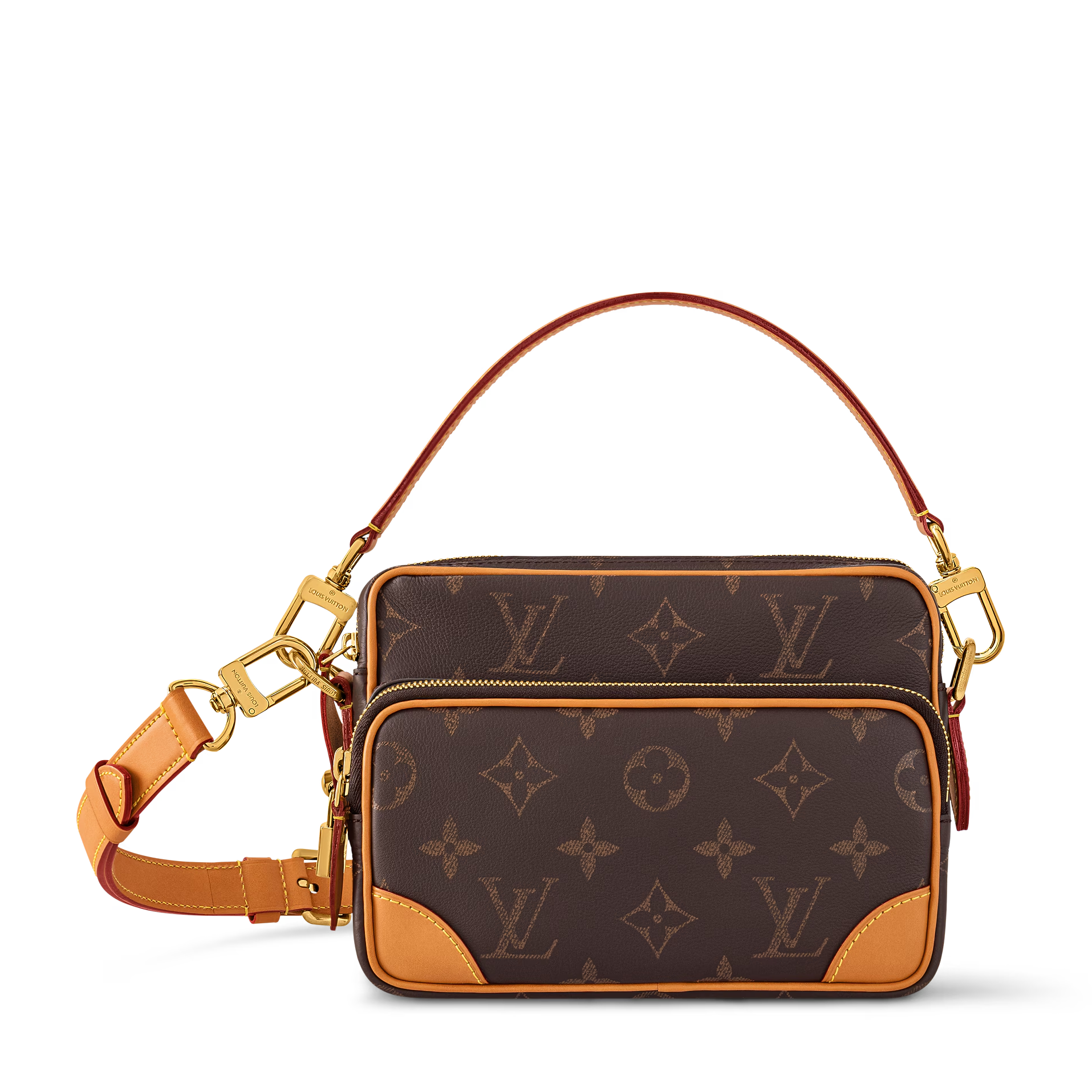 Louis Vuitton Monogram Canvas Satchel Wearable Wallet – Brown