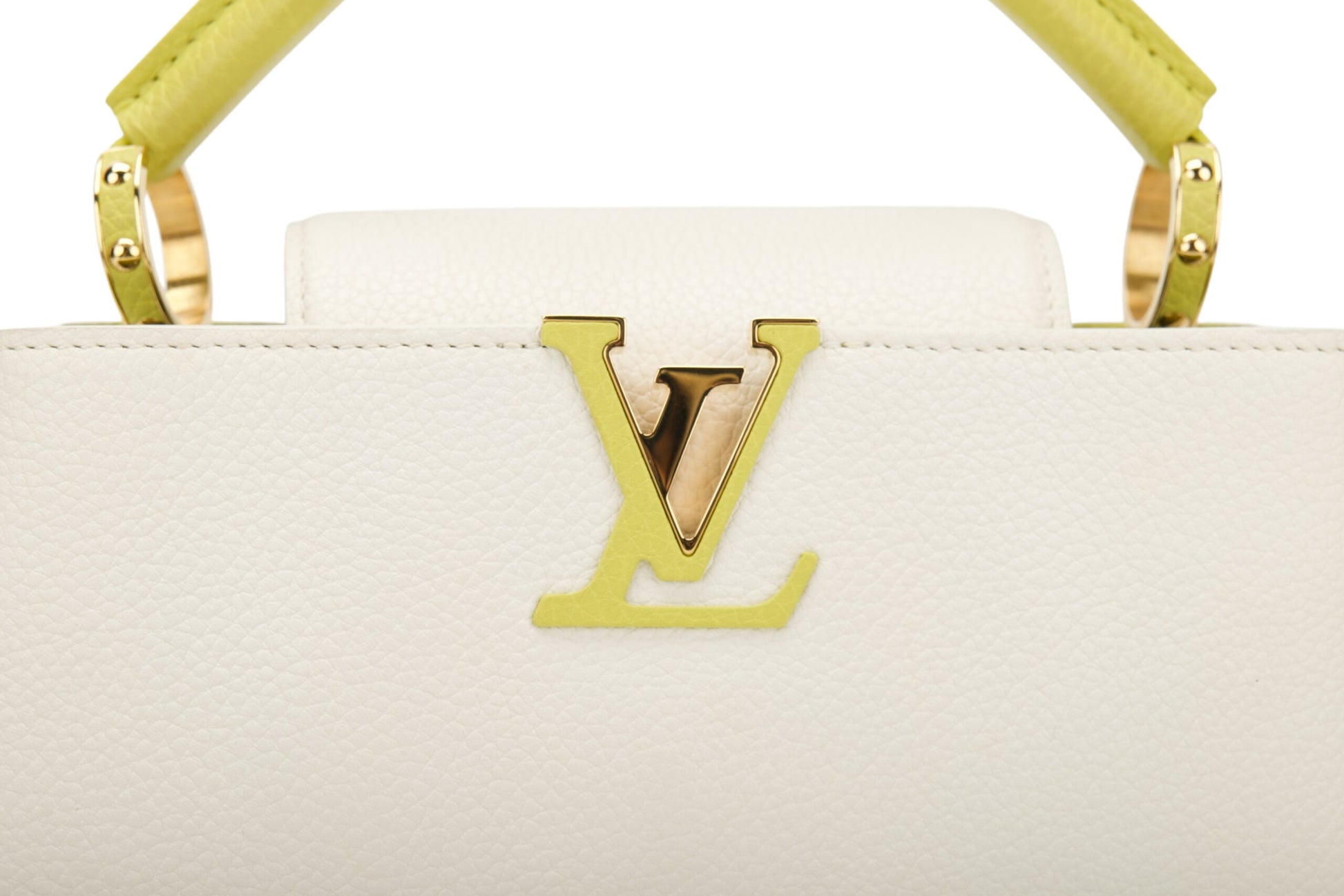Louis Vuitton Capucines BB Handbag – White
