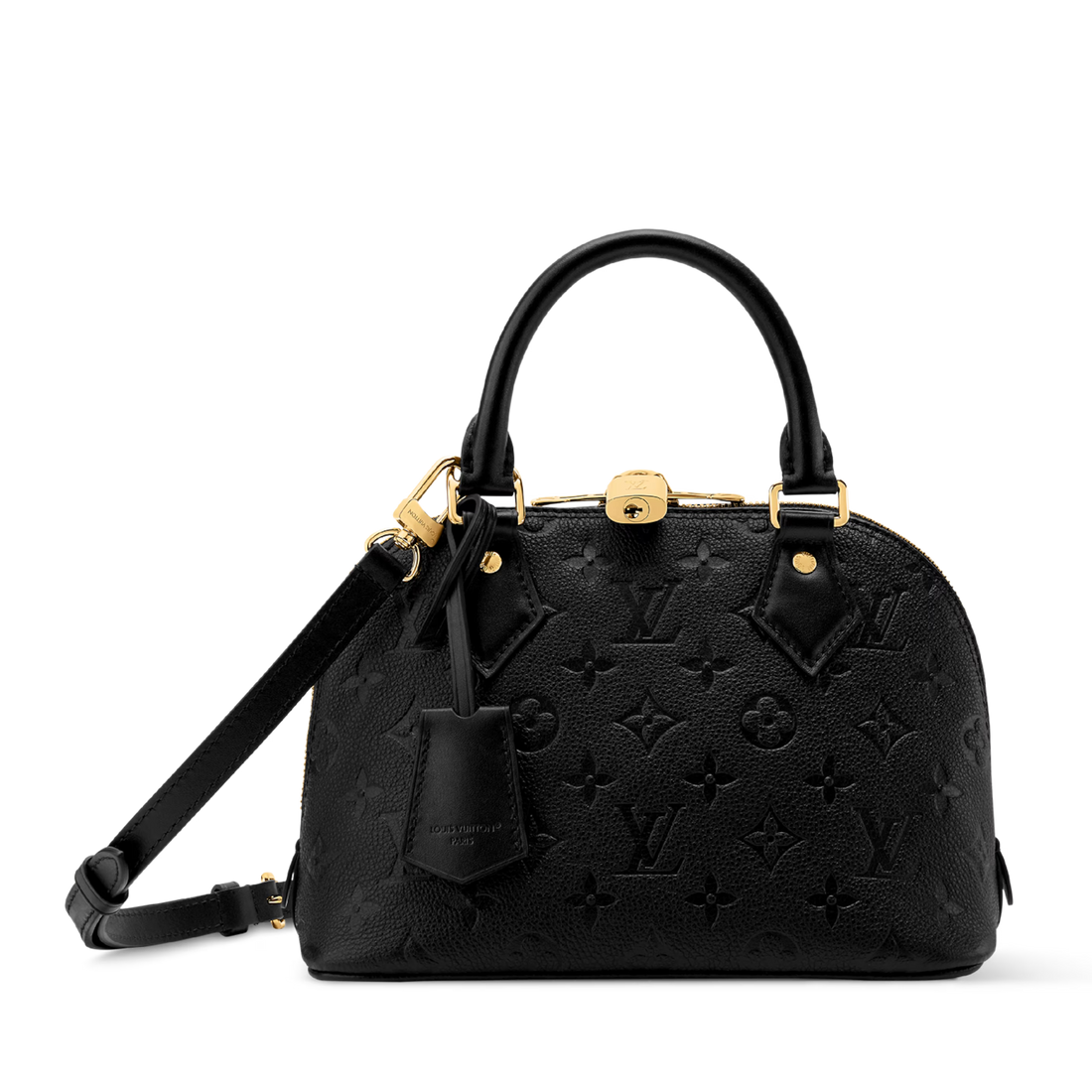 Louis Vuitton Monogram Empreinte Alma BB Handbag – Black