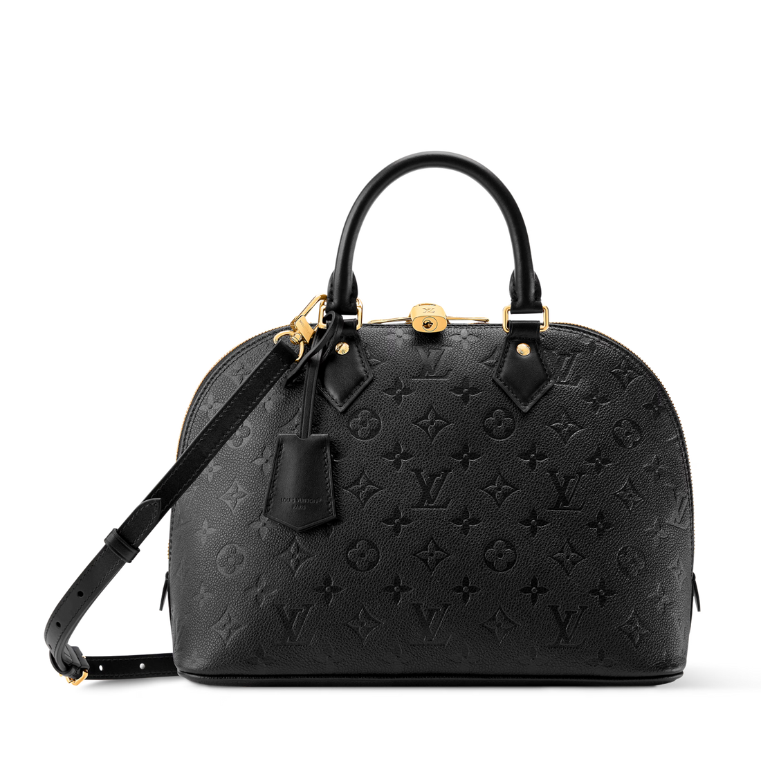Louis Vuitton Monogram Empreinte Alma PM Handbag – Black