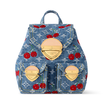 Louis Vuitton LV x TM Monogram Cherry Denim Venice NM Backpack – Blue