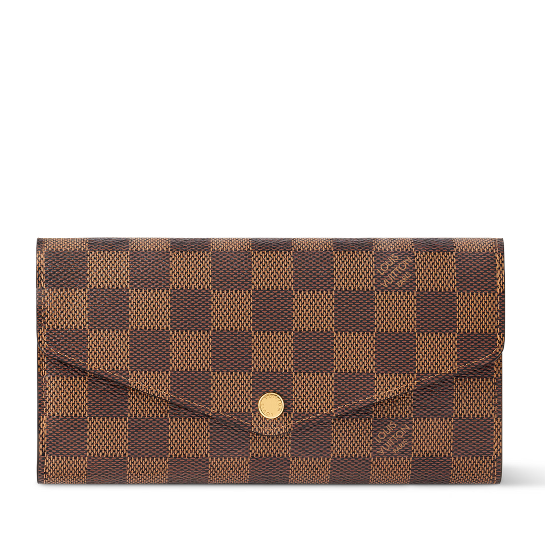 Louis Vuitton Damier Ebene Canvas Sarah Wallet – Brown