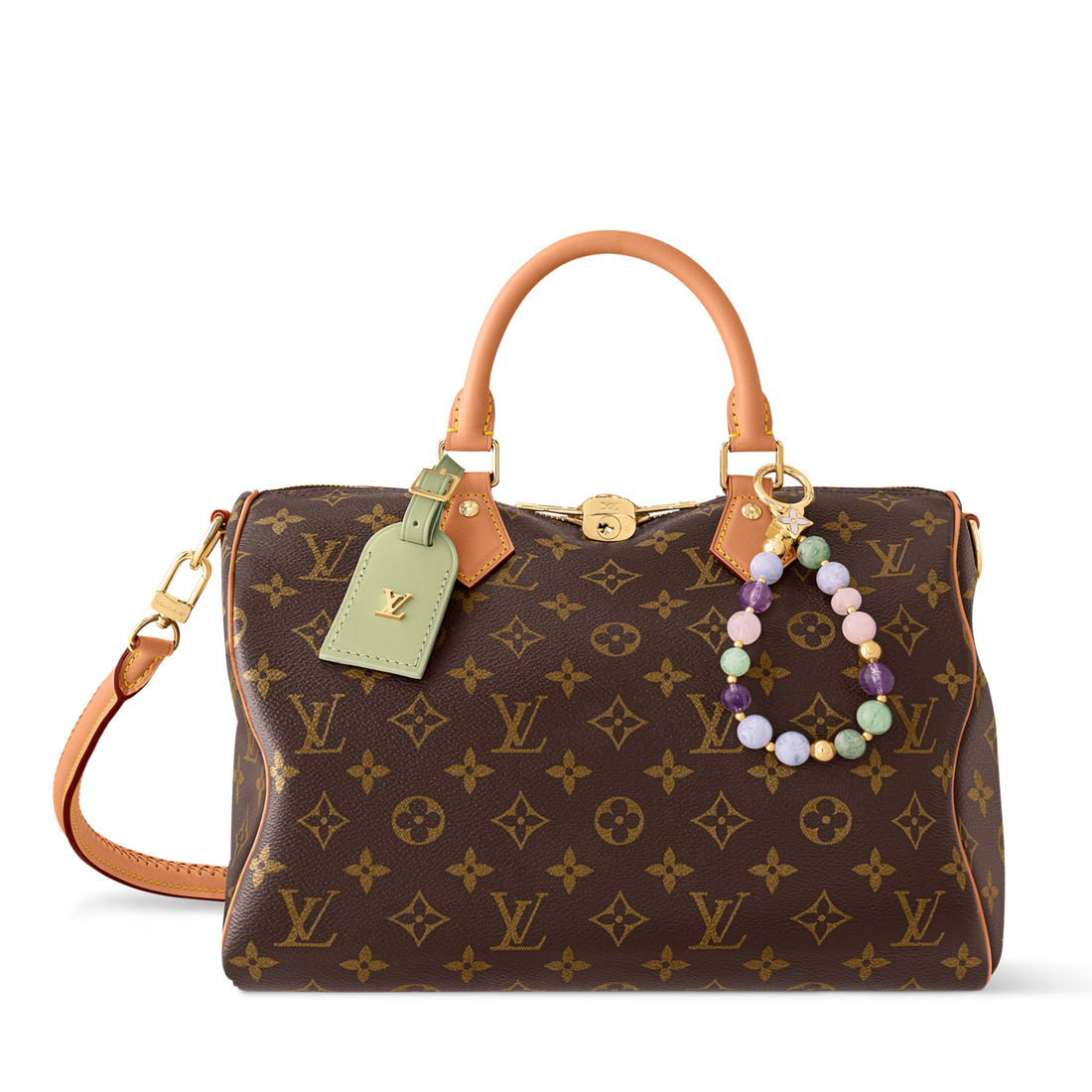Louis Vuitton Speedy Soft 30 Lucky Monogram Bag – Brown