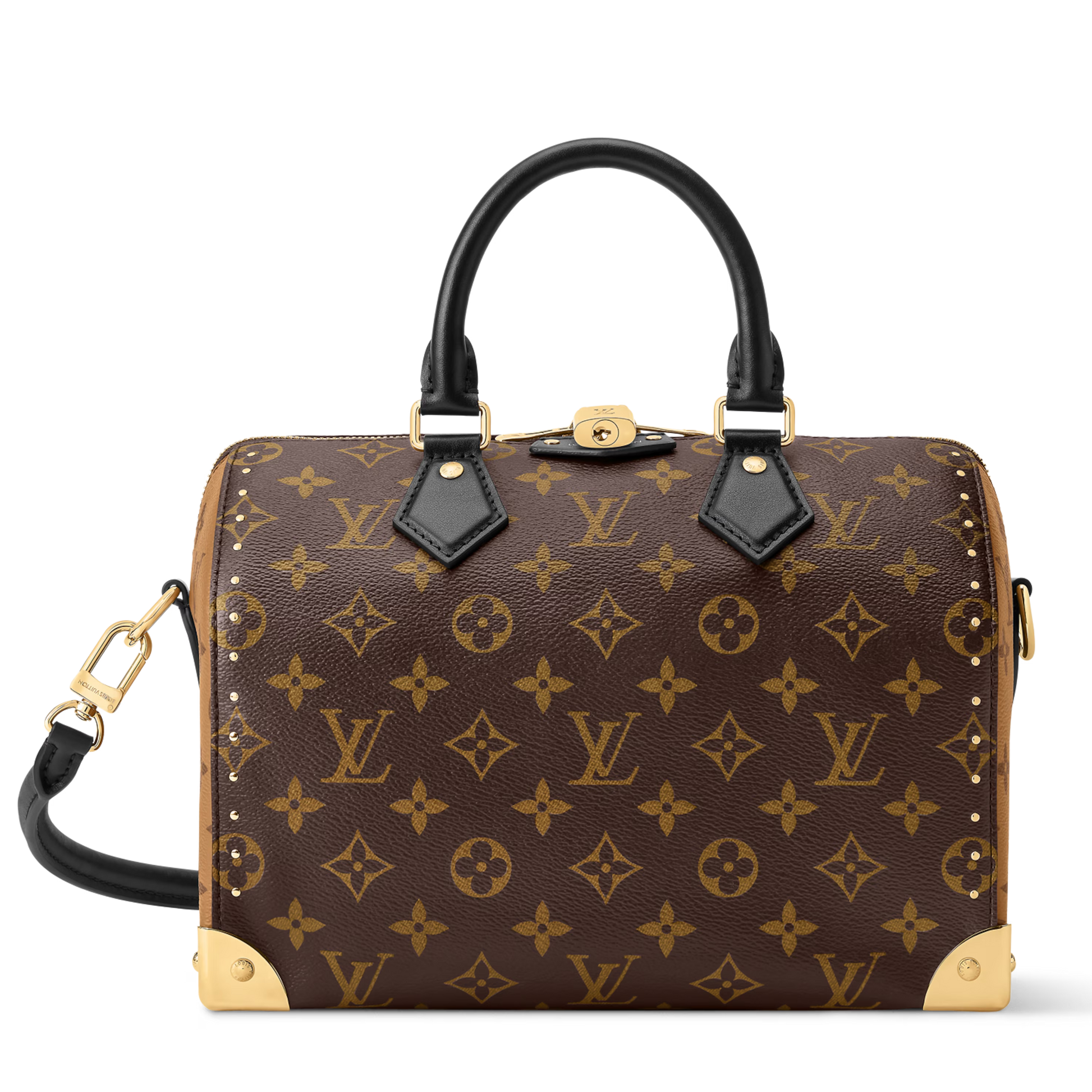 Louis Vuitton Monogram Canvas Speedy Trunk 25 Handbag – Brown