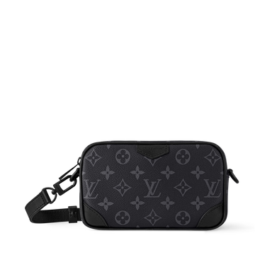 Louis Vuitton Monogram Eclipse Trocadéro Wearable Wallet – Black