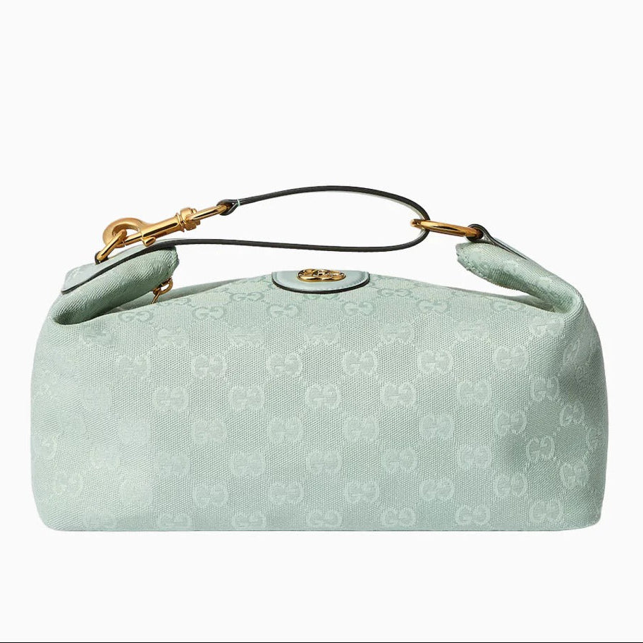 Gucci Vanity Medium Top Handle Bag – Green
