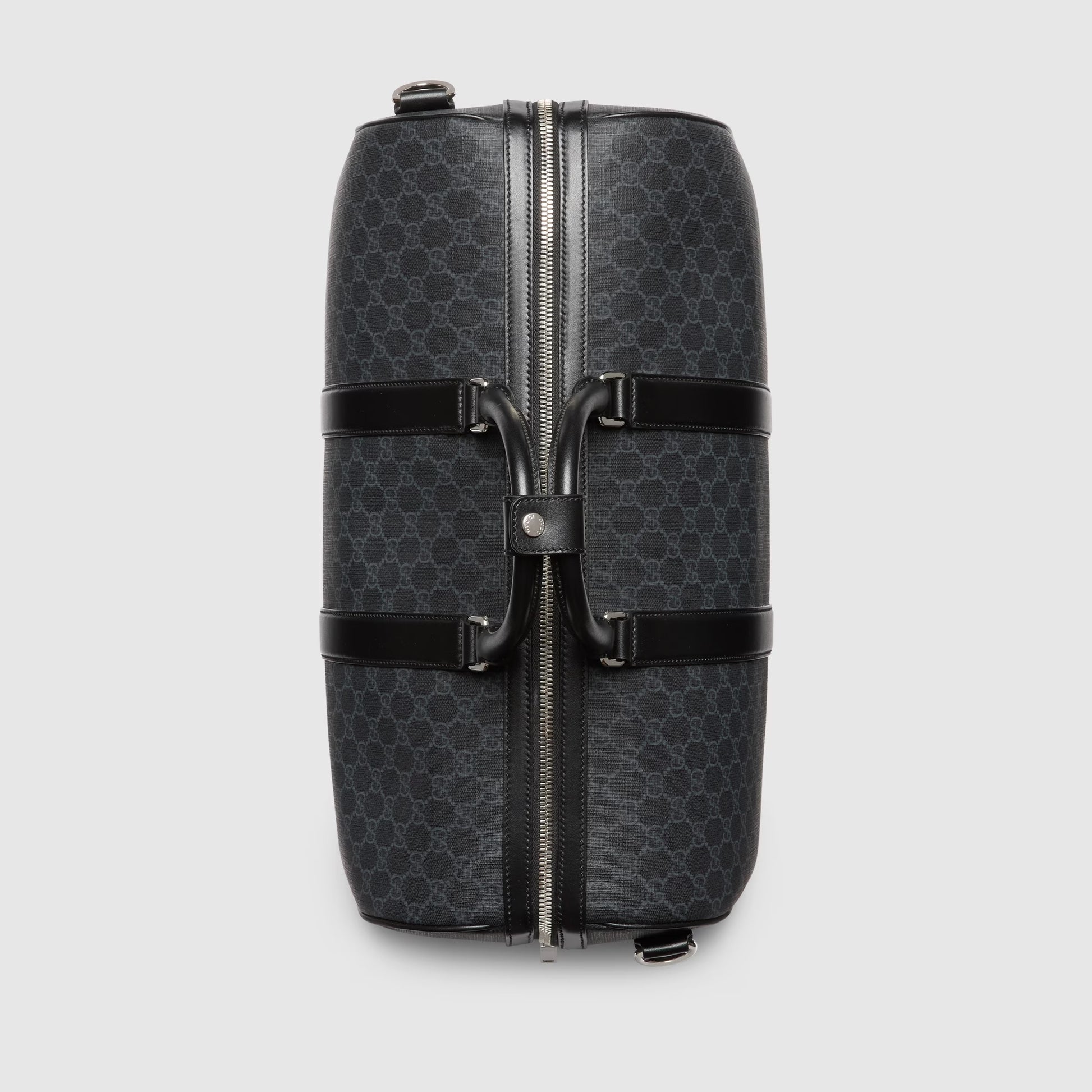 Gucci GG Canvas Medium Holdall Duffle Bag – Black