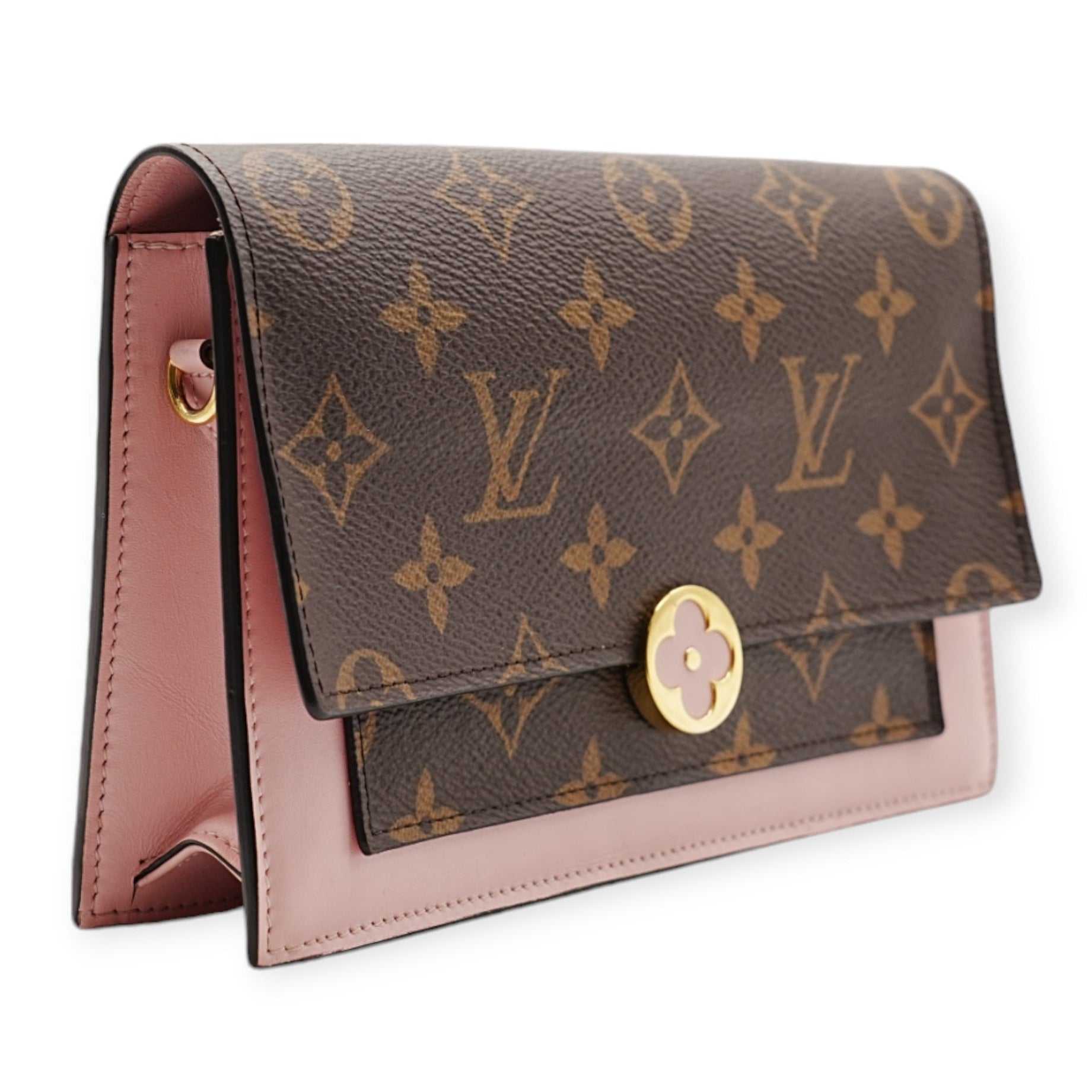 Louis Vuitton Monogram Flore Wallet - Brown