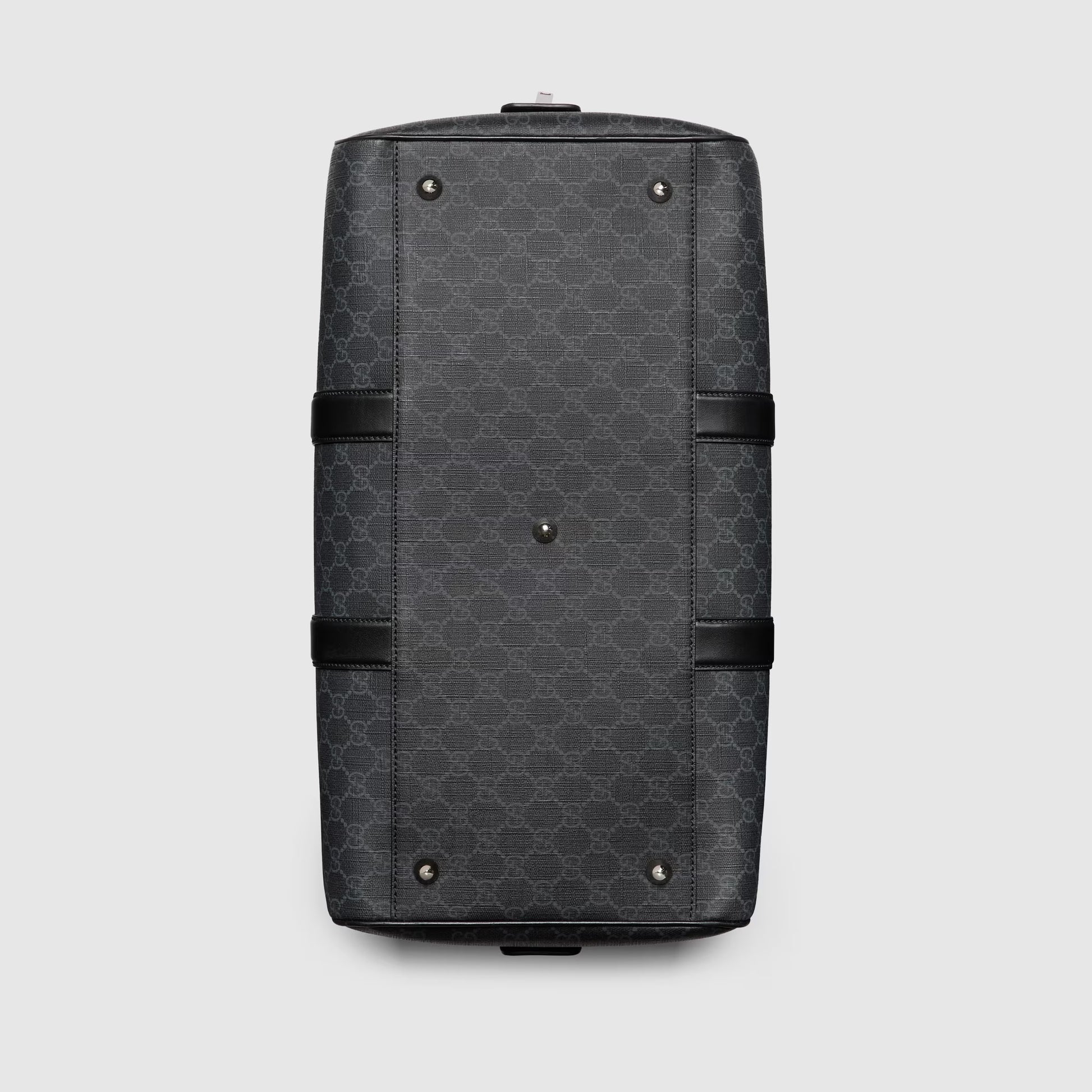 Gucci GG Canvas Medium Holdall Duffle Bag – Black