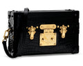 Louis Vuitton Petite Malle Mini Trunk Bag - Black