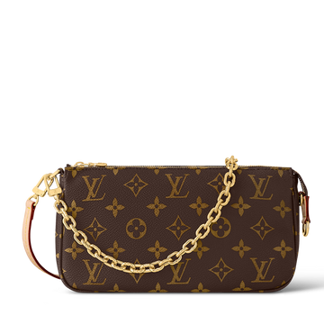 Louis Vuitton Monogram Canvas Pochette Accessoires Shoulder Bag – Brown