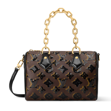 Louis Vuitton Monogram Coated Canvas Speedy Bandoulière 20 Handbag – Brown
