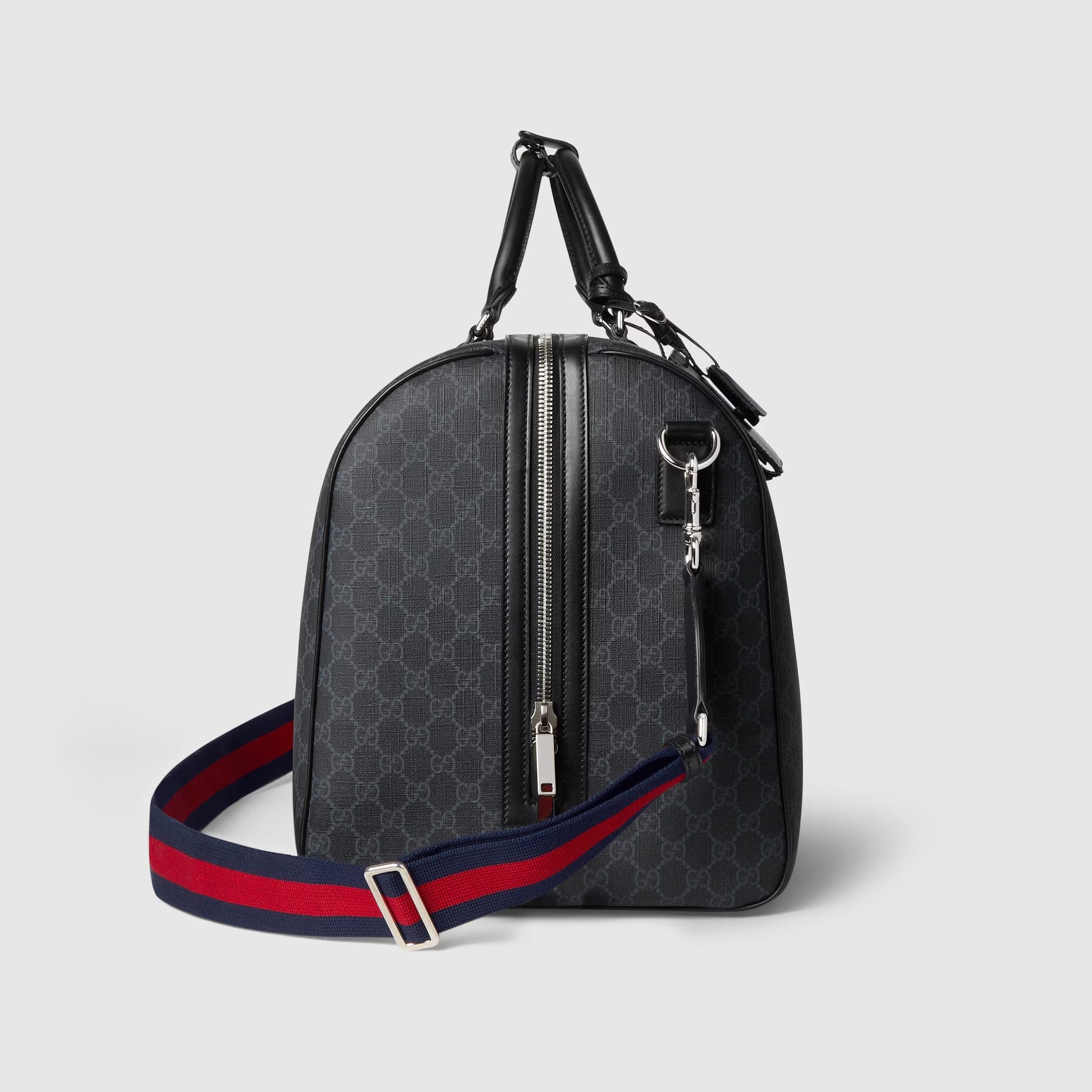 Gucci GG Supreme Canvas Large Duffle Bag – Black