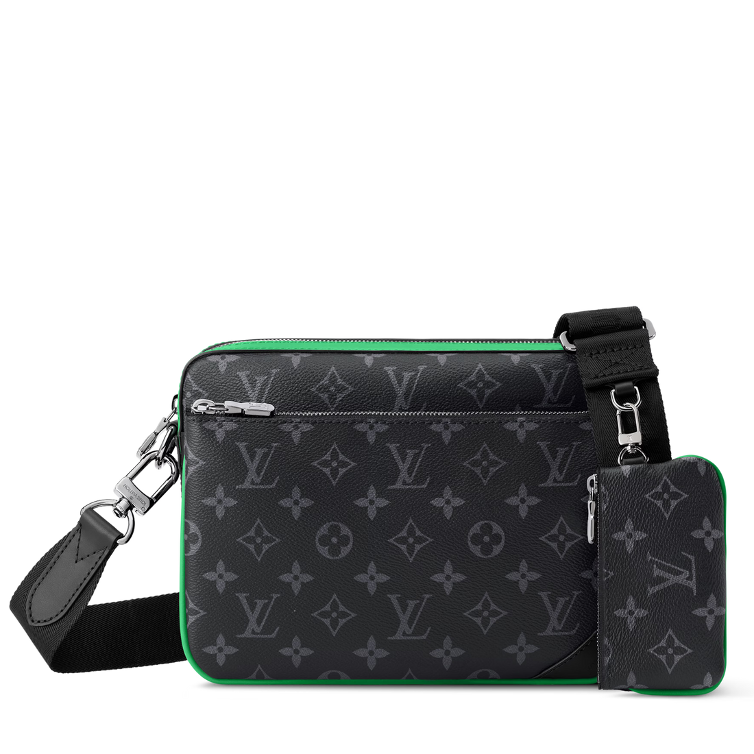 Louis Vuitton Monogram Eclipse Trio Messenger Bag – Bamboo Green