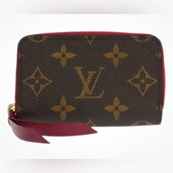 Louis Vuitton Monogram Canvas Zippy Multicartes Wallet - Fuchsia