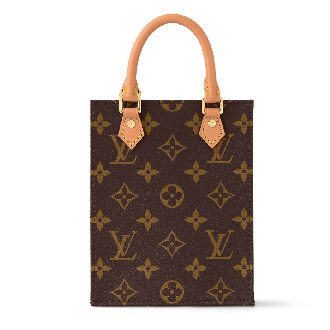 Louis Vuitton Monogram Canvas Petit Sac Plat Crossbody Bag – Brown