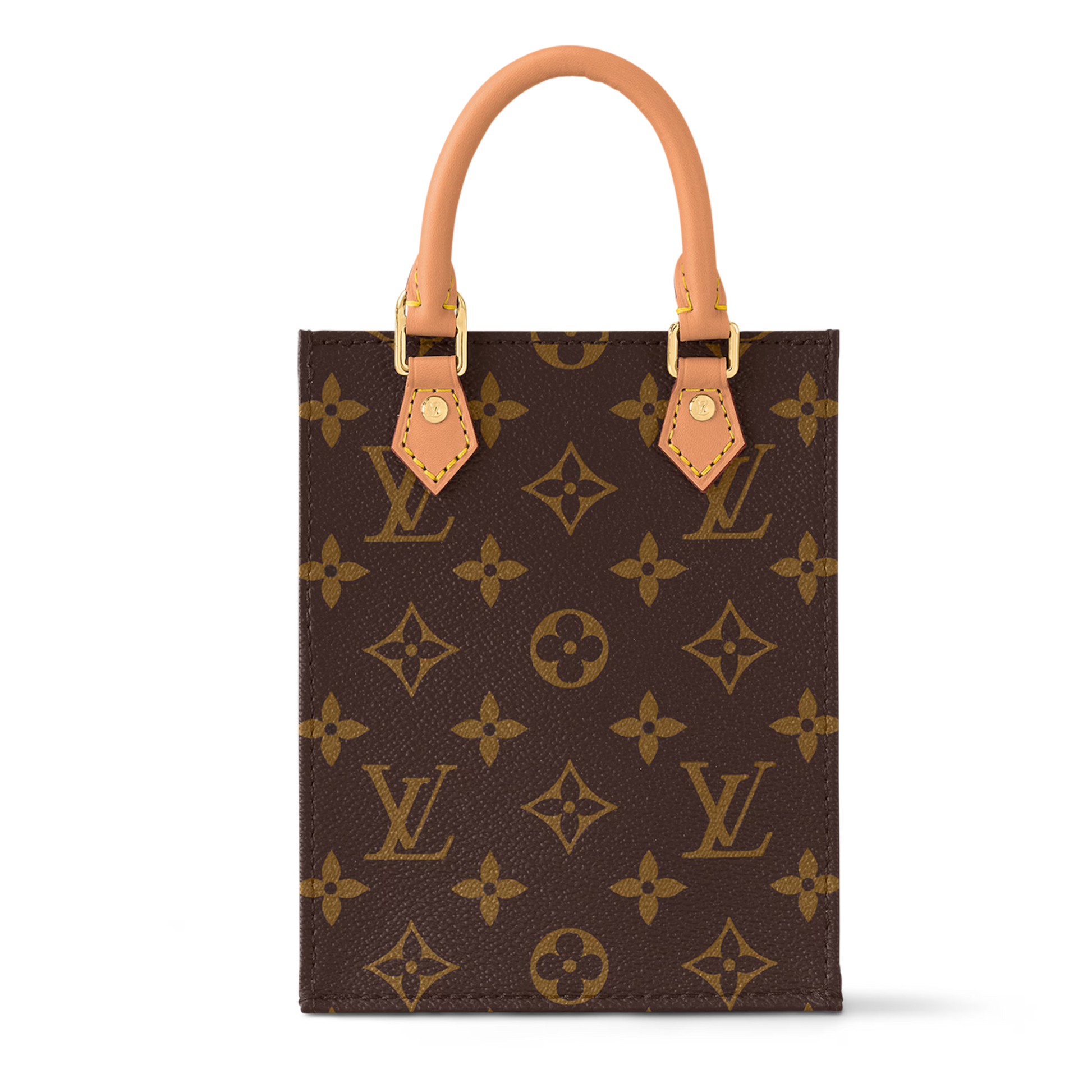 Louis Vuitton Monogram Canvas Petit Sac Plat Crossbody Bag – Brown