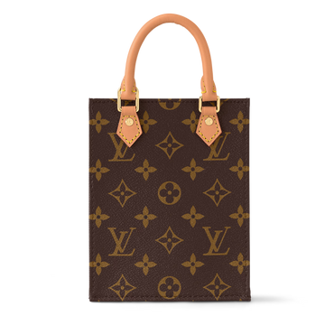 Louis Vuitton Monogram Canvas Petit Sac Plat Crossbody Bag – Brown