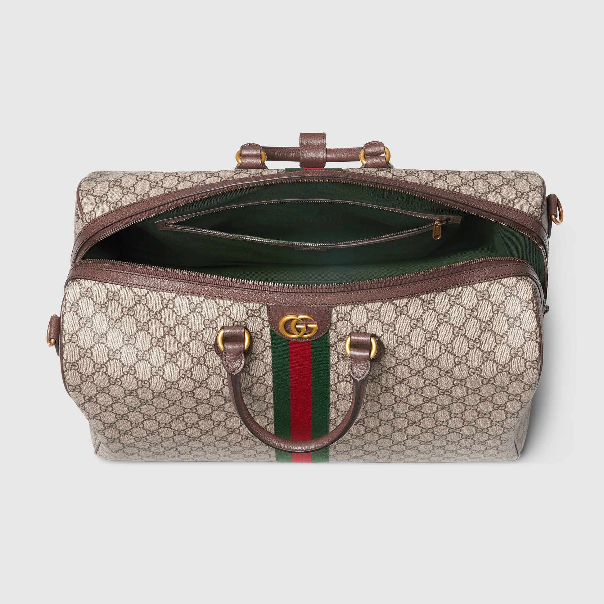 Gucci Savoy GG Monogram Large Duffle Bag – Beige