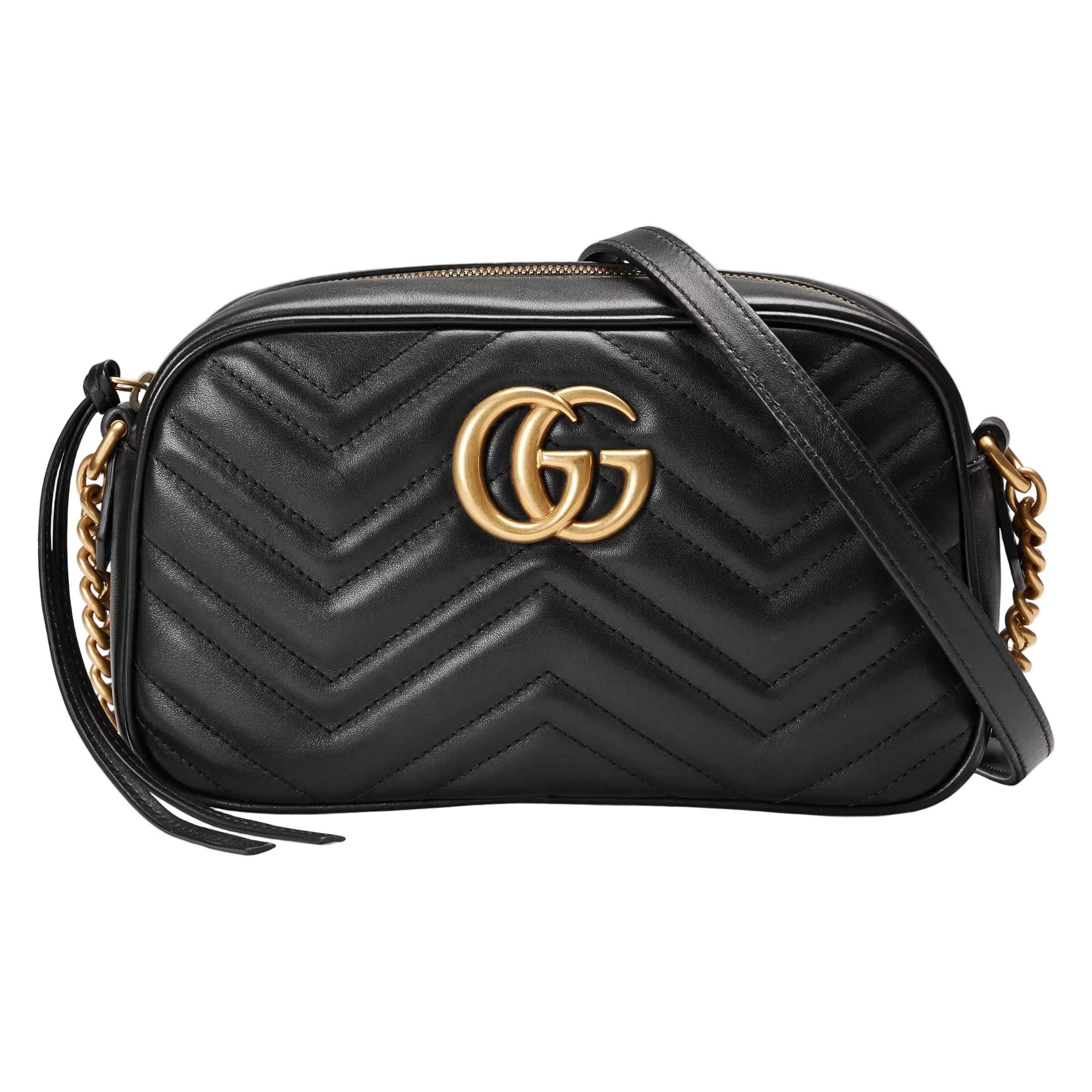 Gucci GG Marmont Small Camera Bag - Black