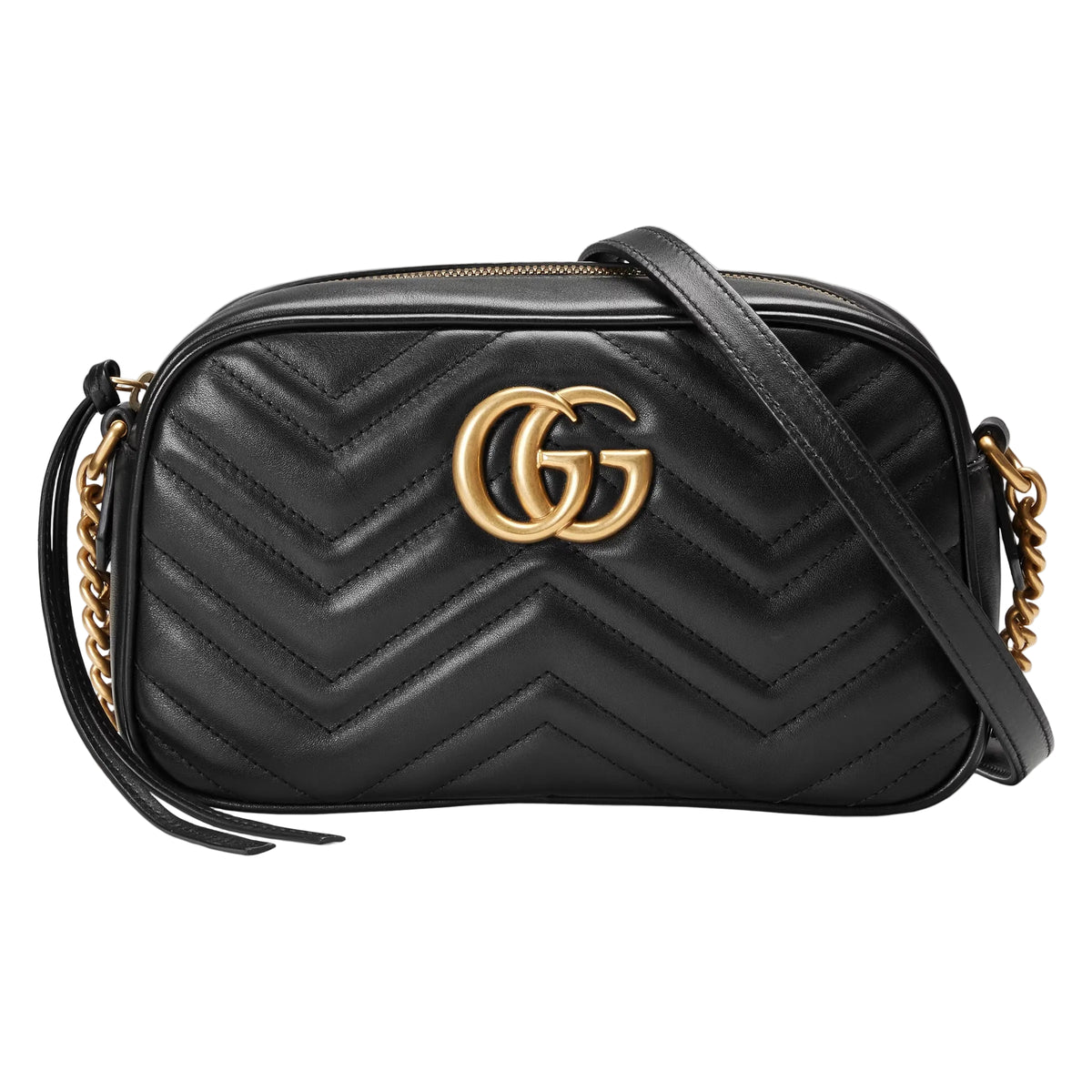 Gucci GG Marmont Small Camera Bag - Black