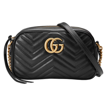Gucci GG Marmont Small Camera Bag - Black