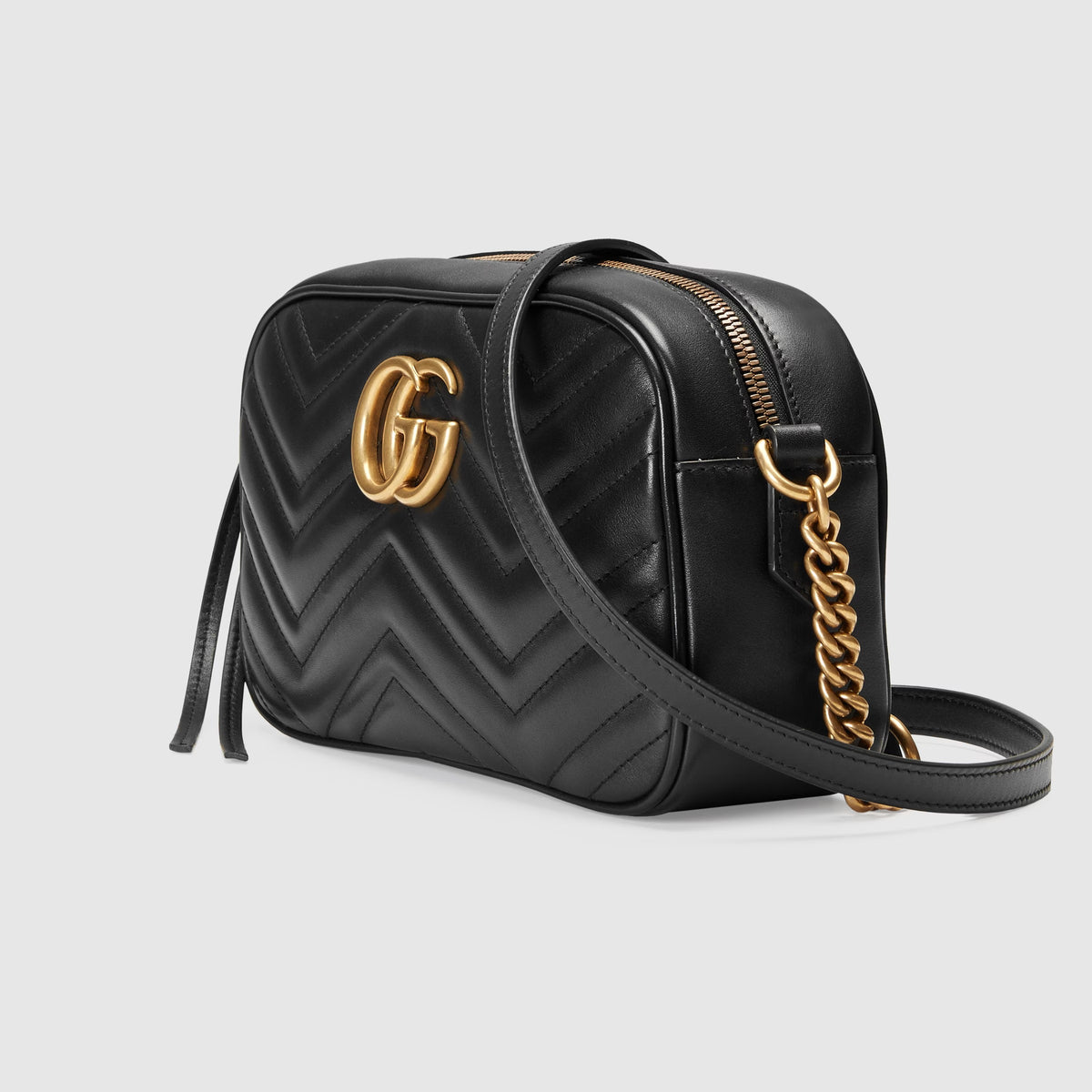 Gucci GG Marmont Small Camera Bag - Black