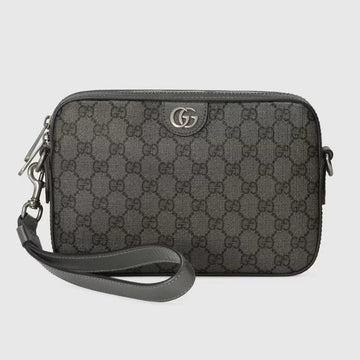 Gucci GG Supreme Canvas Ophidia Shoulder Bag – Grey